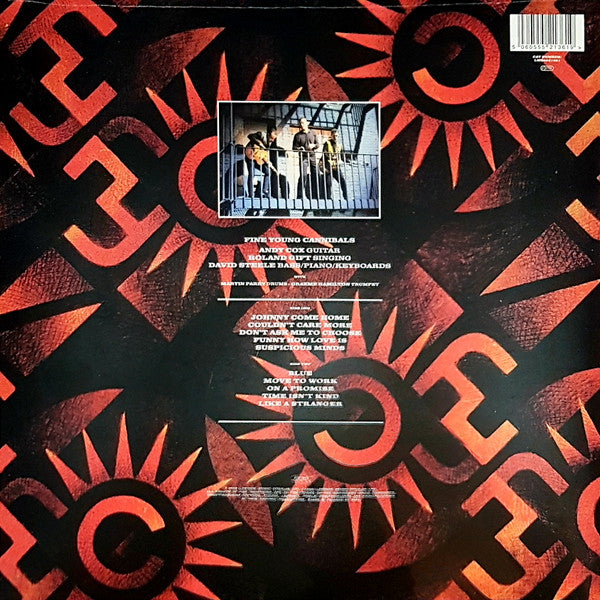 Fine Young Cannibals : Fine Young Cannibals (LP, Album, RE, RM, Red)