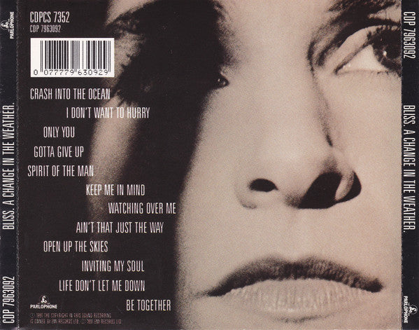 Bliss (10) : A Change In The Weather (CD, Album)