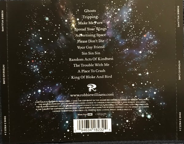 Robbie Williams : Intensive Care (CD, Album, RP)