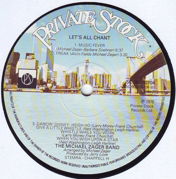 The Michael Zager Band : Let's All Chant (LP, Album)
