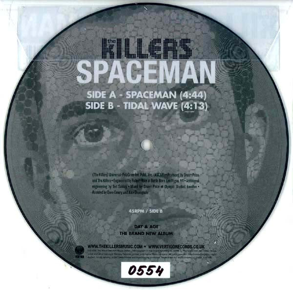 The Killers : Spaceman (7", Single, Ltd, Num, Pic)