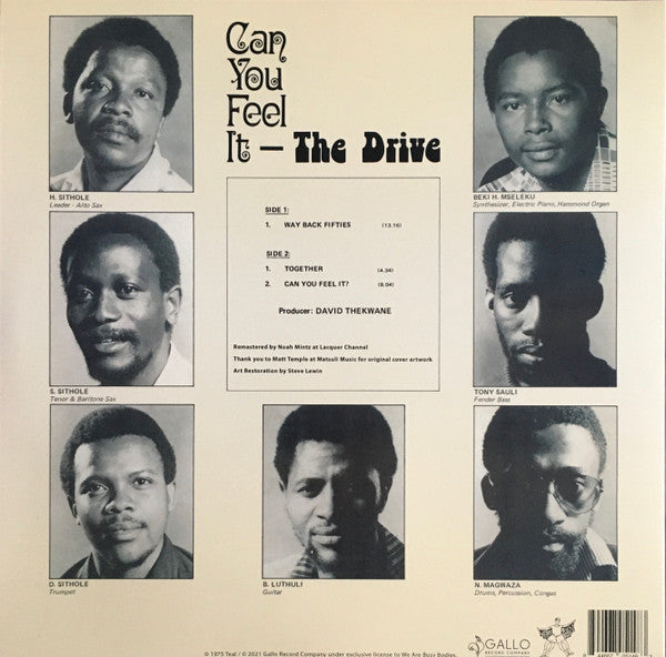 The Drive (2) : Can You Feel It (LP, Album, Ltd, RE, RM)