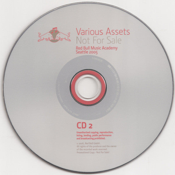 Various : Various Assets - Not For Sale: Red Bull Music Academy Seattle 2005 (2xCD, Comp, Promo)
