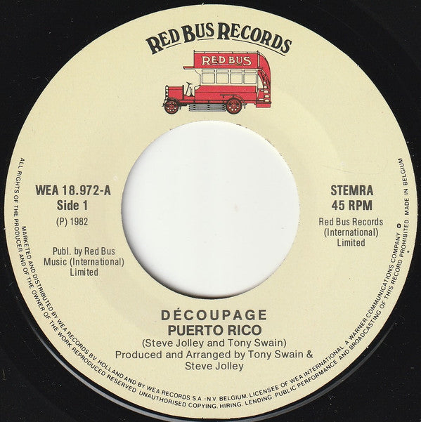Decoupage : Puerto Rico (7", Single)