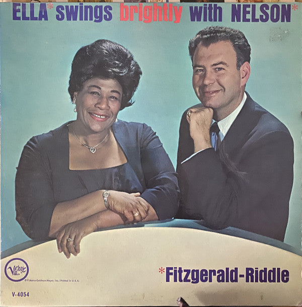 Ella Fitzgerald - Nelson Riddle : Ella Swings Brightly With Nelson (LP, Album, Mono, Wad)