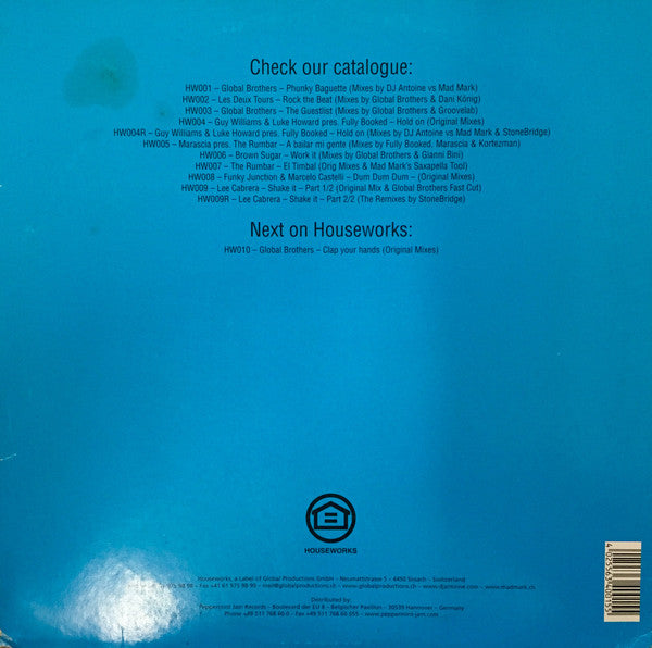 Lee-Cabrera : Shake It (Part 2 Of 2) (12")