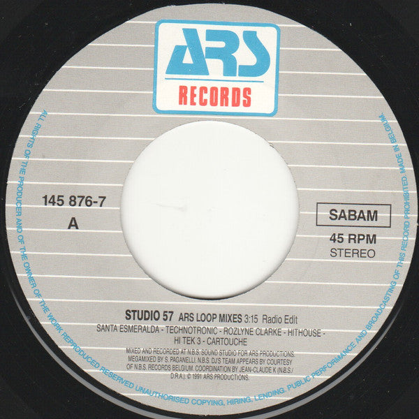 Various : Non-Stop Loop Mix (7", Single)