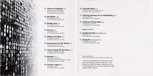 Boney M. : Rivers Of Babylon (A Best Of Collection) (CD, Comp)