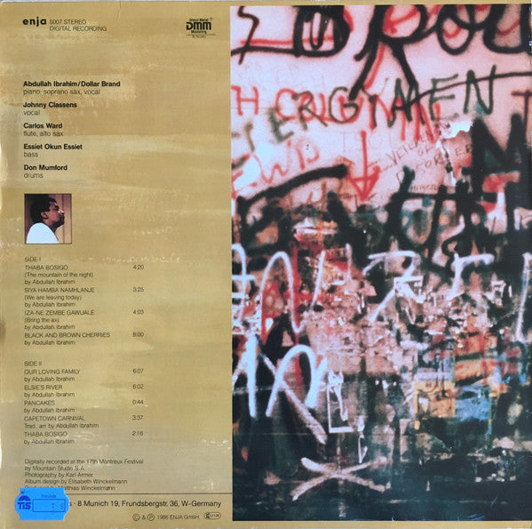 Abdullah Ibrahim / Dollar Brand : South Africa (LP, Album, DMM)