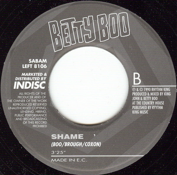 Betty Boo : Doin' The Do (7", Single)