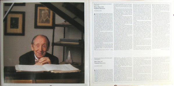 Vladimir Horowitz : The Studio Recordings - New York 1985: Liszt · Scarlatti · Schubert · Schumann · Scriabin (LP, Album)