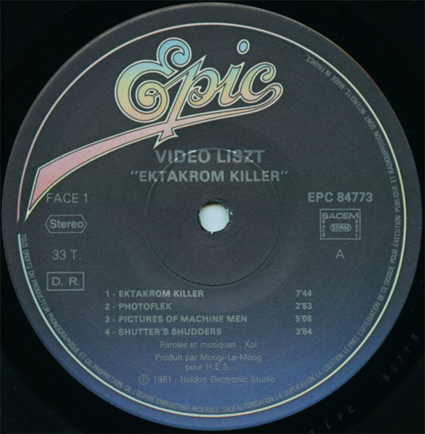 Video Liszt : Ektakröm Killer (LP, Album)