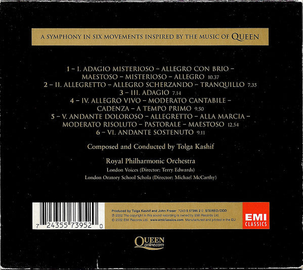 Royal Philharmonic Orchestra, Tolga Kashif : The Queen Symphony (CD, Album)