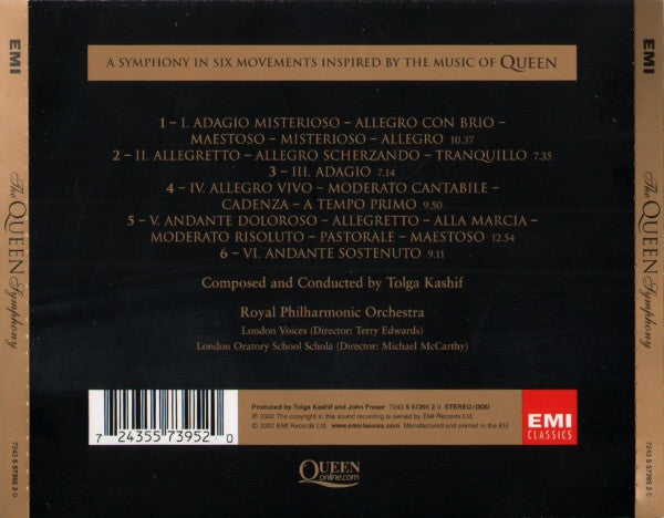 Royal Philharmonic Orchestra, Tolga Kashif : The Queen Symphony (CD, Album)