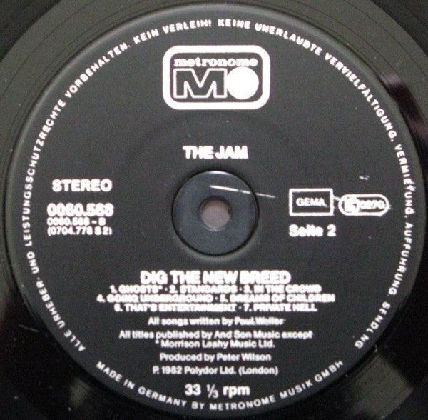 The Jam : Dig The New Breed (LP, Album)