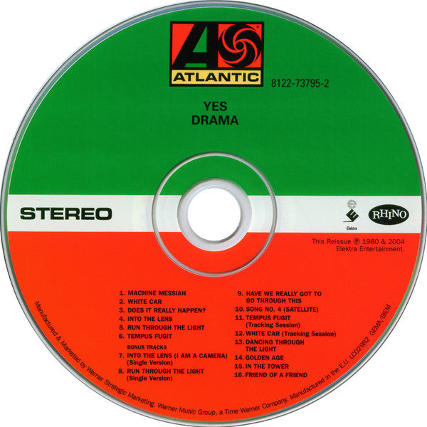 Yes : Drama (CD, Album, RE, RM, Cin)