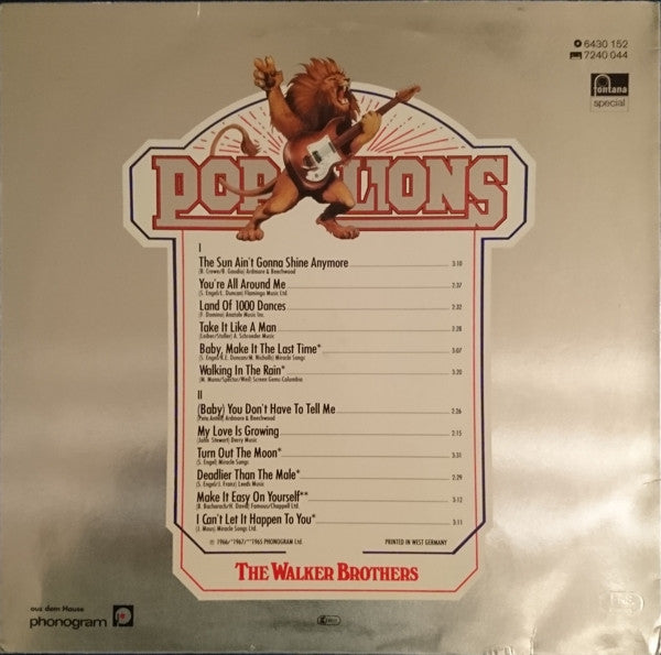 The Walker Brothers : The Sun Ain't Gonna Shine Anymore (LP, Comp)