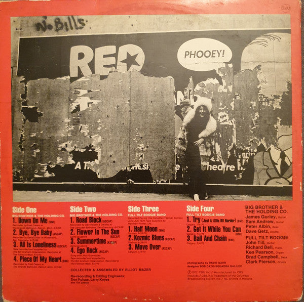 Janis Joplin : Joplin In Concert (2xLP, Album, Ora)