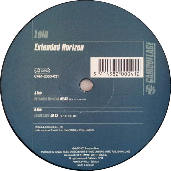 Lolo : Extended Horizon (12")