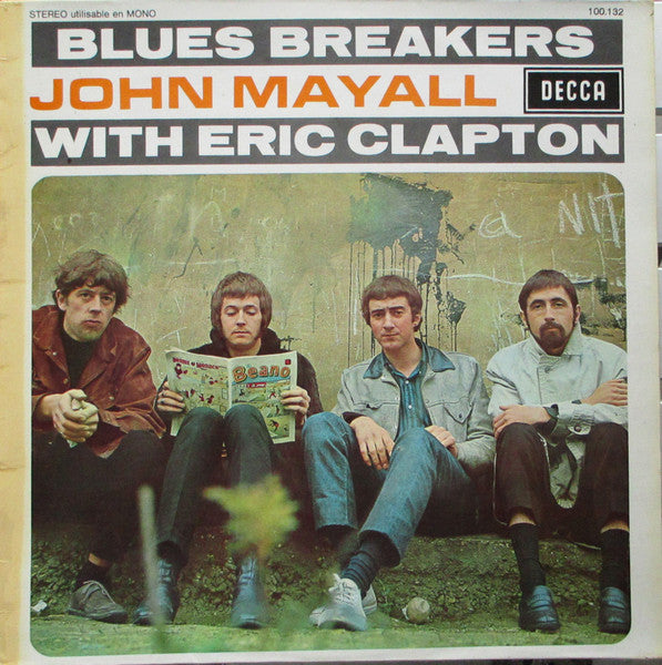 John Mayall With Eric Clapton : Blues Breakers (LP, Album, RE)