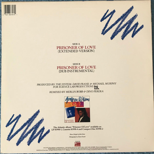 Geoffrey Williams : Prisoner Of Love (12")