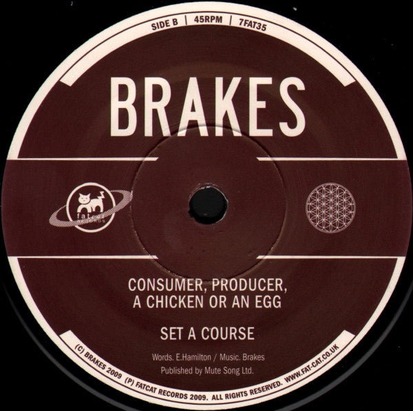 Brakes : Hey Hey (7", Single)