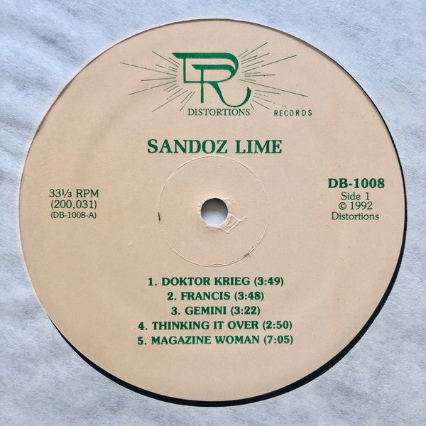 Sandoz Lime : Sandoz Lime (LP)