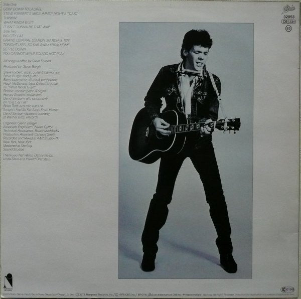 Steve Forbert : Alive On Arrival (LP, Album, RE)