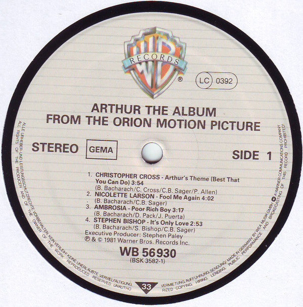Various : Arthur - The Album (LP, Album)