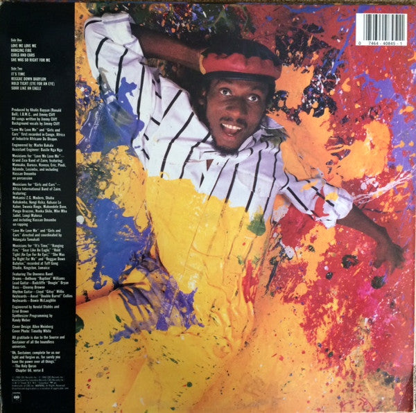 Jimmy Cliff : Hanging Fire (LP, Album, Car)