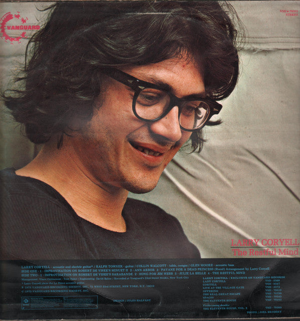 Larry Coryell : The Restful Mind (LP, Album)