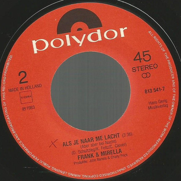 Frank & Mirella : Manuel (7", Single)