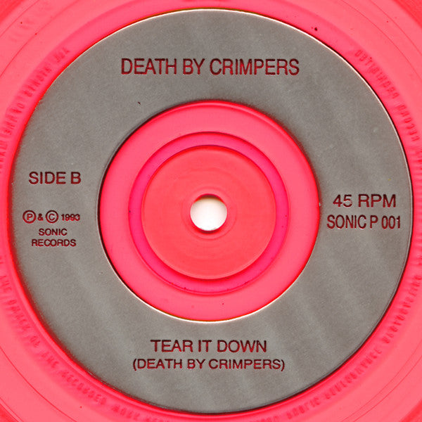 Death By Crimpers : Obsessive (7", Single, Ltd, Pin)
