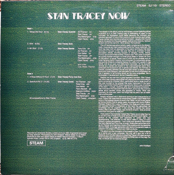 Stan Tracey : Stan Tracey Now (LP)