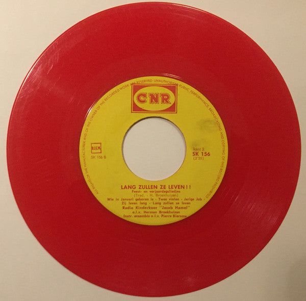 Kinderkoor Jacob Hamel : Lang Zullen Ze Leven! (7", Single)