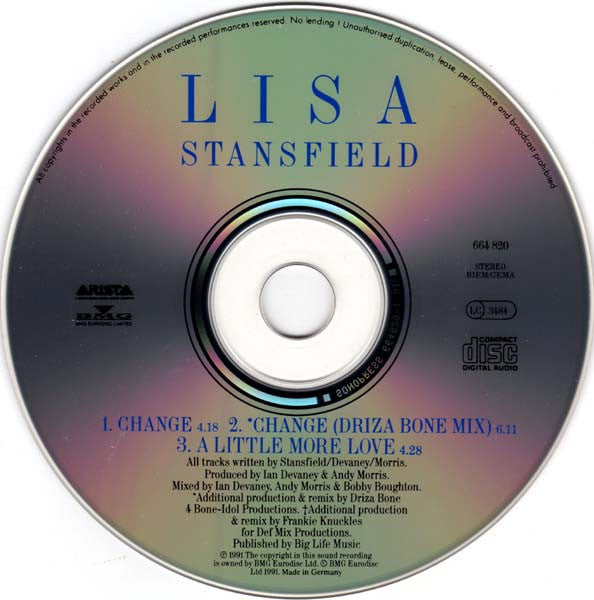 Lisa Stansfield : Change (CD, Maxi)