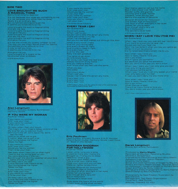 Bay City Rollers : Strangers In The Wind (LP, Album)