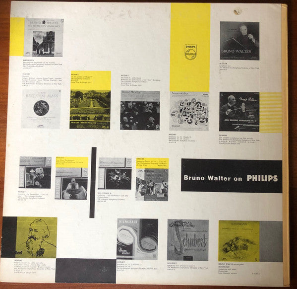 Gustav Mahler, Bruno Walter, Philharmonic-Symphony Orchestra Of New York : Symphonie Nr. 4 G-Dur (LP, Mono)