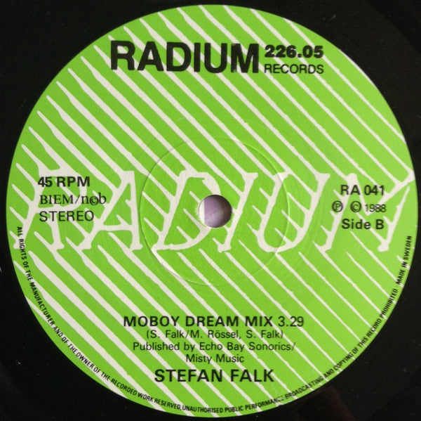 Stefan Falk : Motorcycle Man (7", Single)