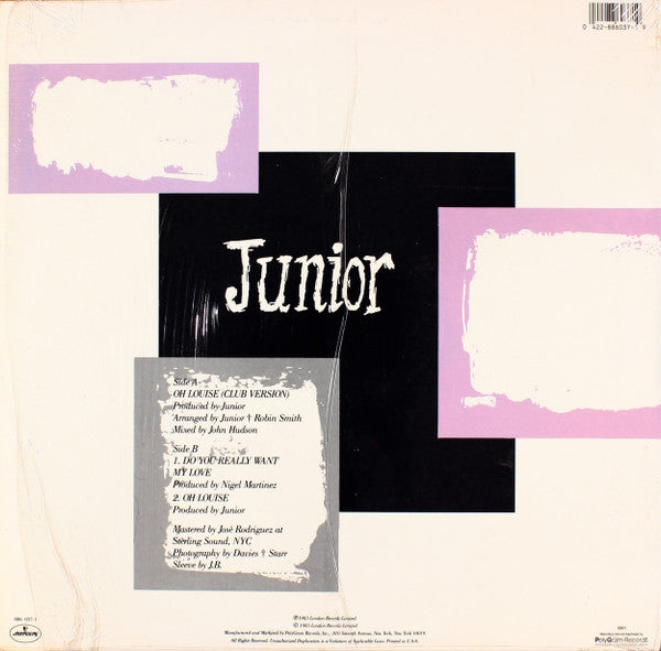 Junior (2) : Oh Louise (12")