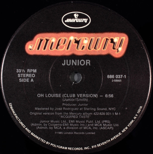 Junior (2) : Oh Louise (12")