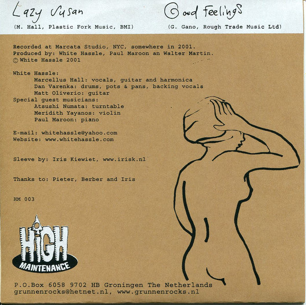 White Hassle : Lazy Susan (7", Single)