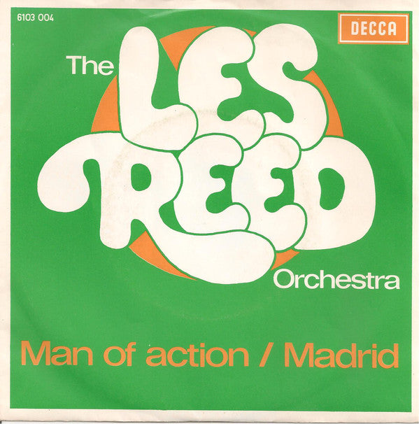 Les Reed And His Orchestra : Man Of Action (7", Single, Mono)