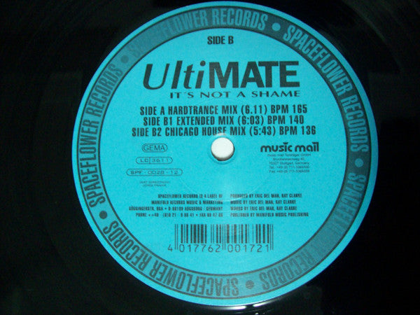 Ultimate (2) : It's Not A Shame (12")