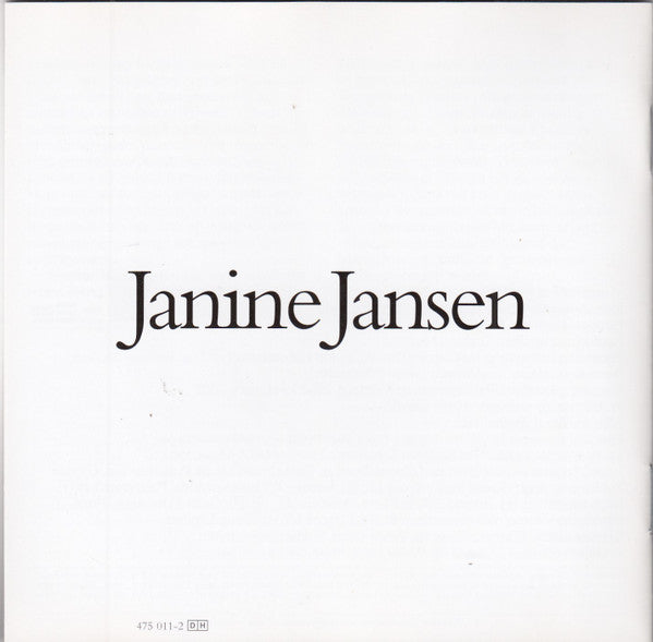 Janine Jansen : Janine Jansen (CD, Album)