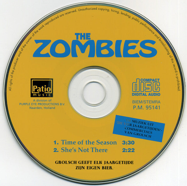 The Zombies : Time Of The Season / She's Not There (CD, Promo)