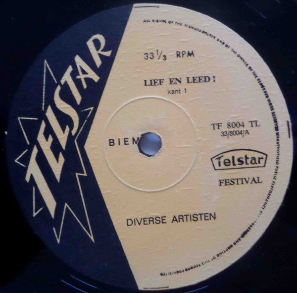 Various : Lief En Leed! (LP, Comp)