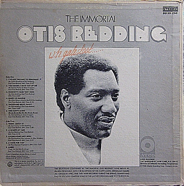 Otis Redding : The Immortal Otis Redding (LP, Album, CT )