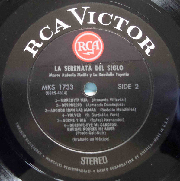 Marco Antonio Muñiz Y La Rondalla Tapatía : La Serenata Del Siglo (LP, Album)