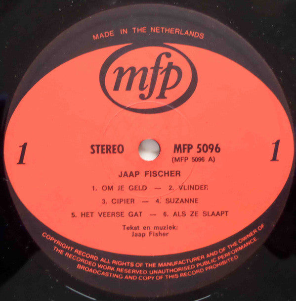Jaap Fischer : Jaap Fischer (LP, Comp)